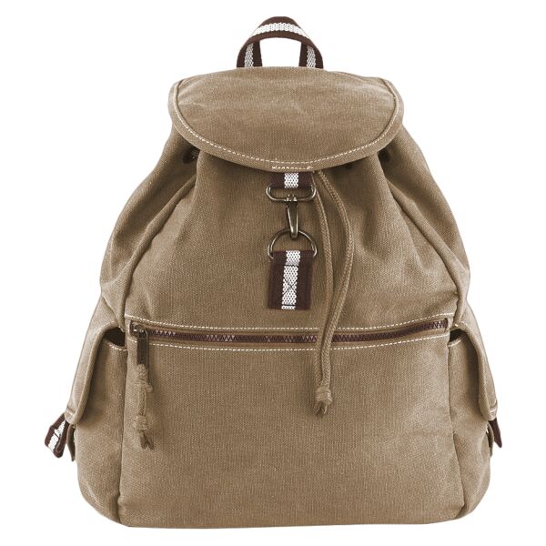 Quadra Vintage Canvas Backpack Thumbnail