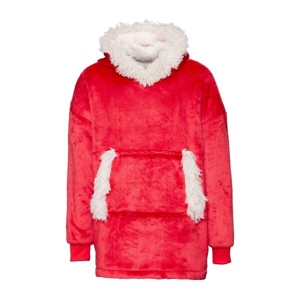 The Kids Ribbon oversized cosy reversible sherpa hoodie Thumbnail