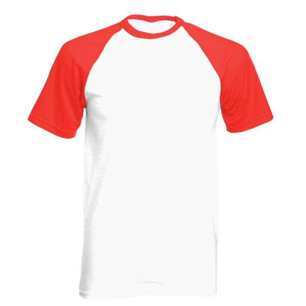 Men's Valueweight Short Sleeve Baseball T-Shirt Thumbnail
