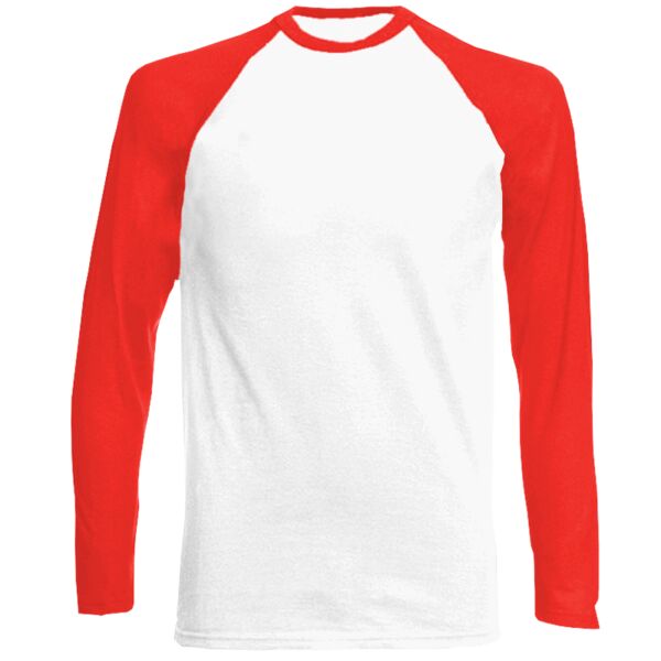 Men's Valueweight Long Sleeve Baseball T-Shirt Thumbnail
