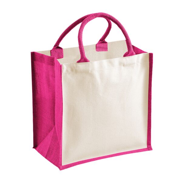 Printers' Midi Jute bag Thumbnail