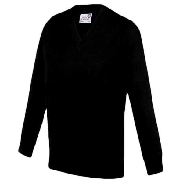 AWDis Academy Kids V Neck Sweatshirt Thumbnail