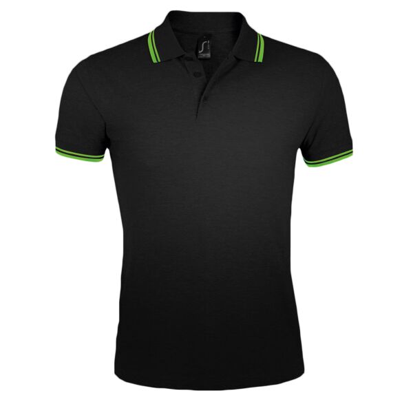 SOL'S Pasadena Tipped Cotton Piqué Polo Shirt Thumbnail