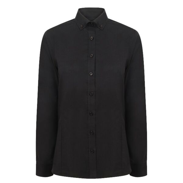 Women's modern long sleeve Oxford shirt Thumbnail