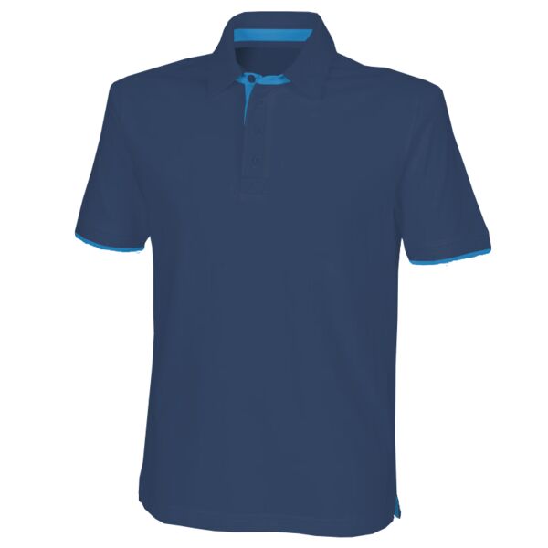 Front Row Contrast Cotton Piqué Polo Shirt Thumbnail
