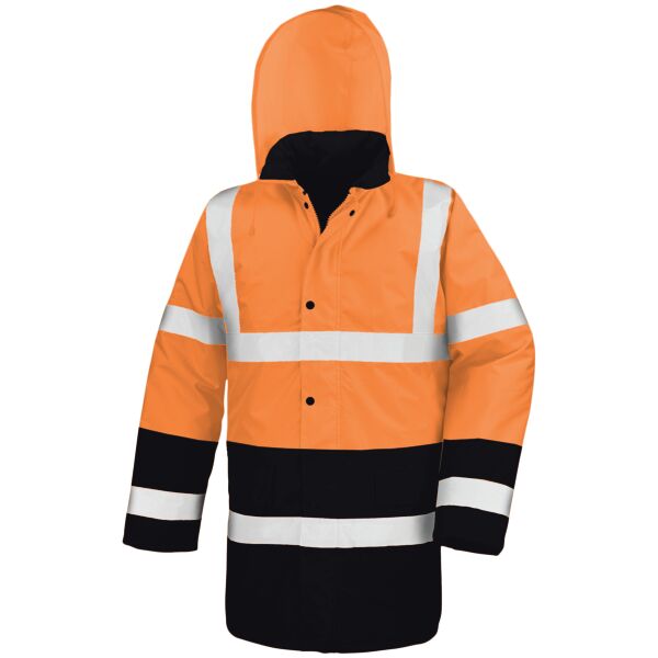 Motorway two-tone safety coat Thumbnail