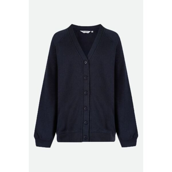 TruTex - Standard Fit Soft & Durable School Sweat Cardigan - kids Thumbnail