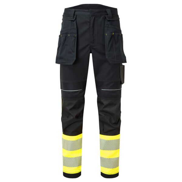 Hi Vis Class 1 Holster Trousers Yellow/Black Thumbnail