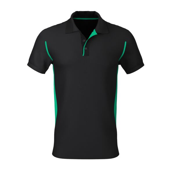 PRO PREMIUM POLO BLACK/EMERALD Thumbnail