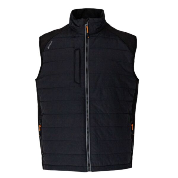 Xpert Pro Rip-Stop Panelled Bodywarmer Black Thumbnail