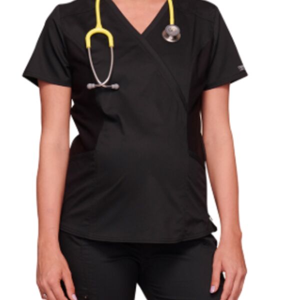 Maternity Mock Wrap Top Thumbnail