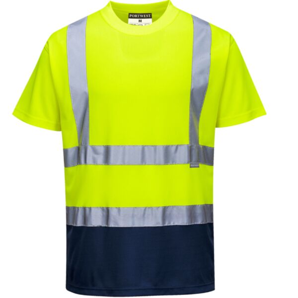 Hi-Vis Contrast T-Shirt S/S Thumbnail