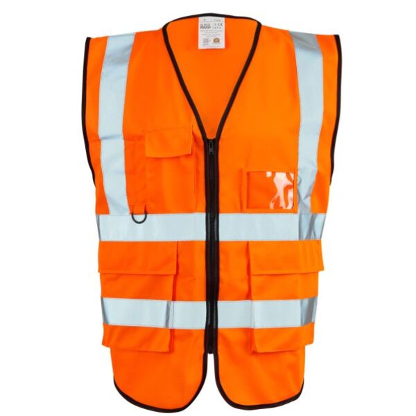 Supertouch Hi Vis Orange Executive Vest Thumbnail