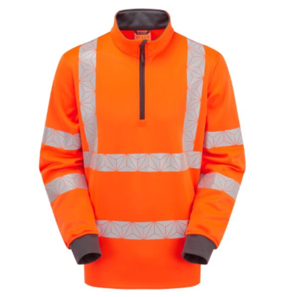 PULSAR® REACT Men's Orange Quarter Zip Thumbnail