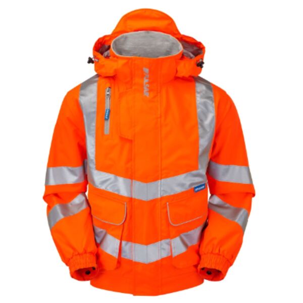 PULSAR® Protect Mesh Lined Bomber Jacket Orange Thumbnail