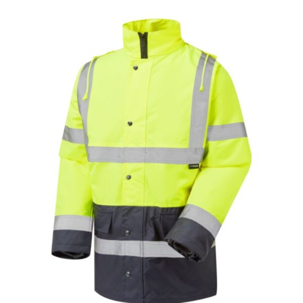 Supertouch Hi Vis Yellow 2 Tone Parka Thumbnail