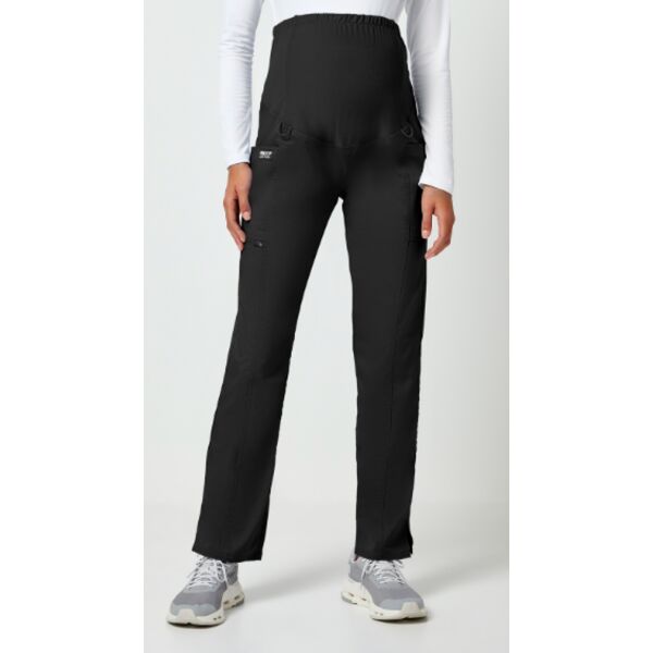 Maternity Straight Leg Pant in Black Thumbnail
