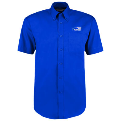 B&P - Kustom Kit Premium Short Sleeve Classic Fit Oxford Shirt Thumbnail