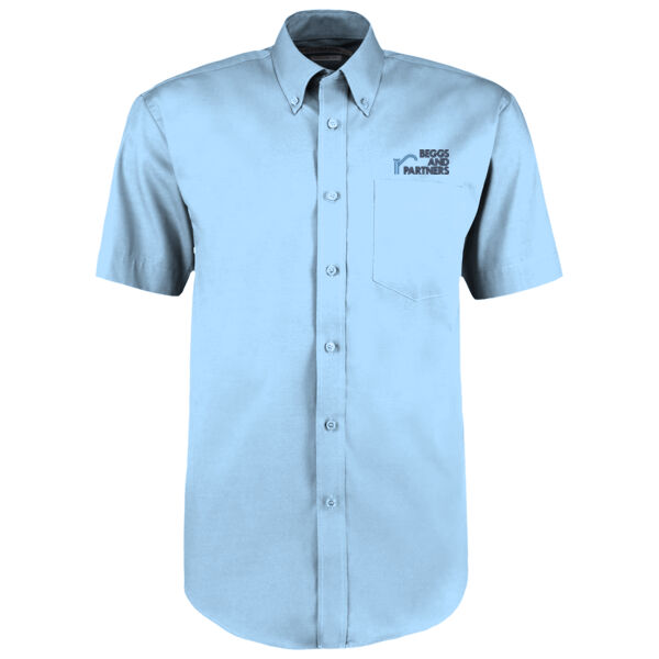 B&P - Kustom Kit Premium Short Sleeve Classic Fit Oxford Shirt Thumbnail